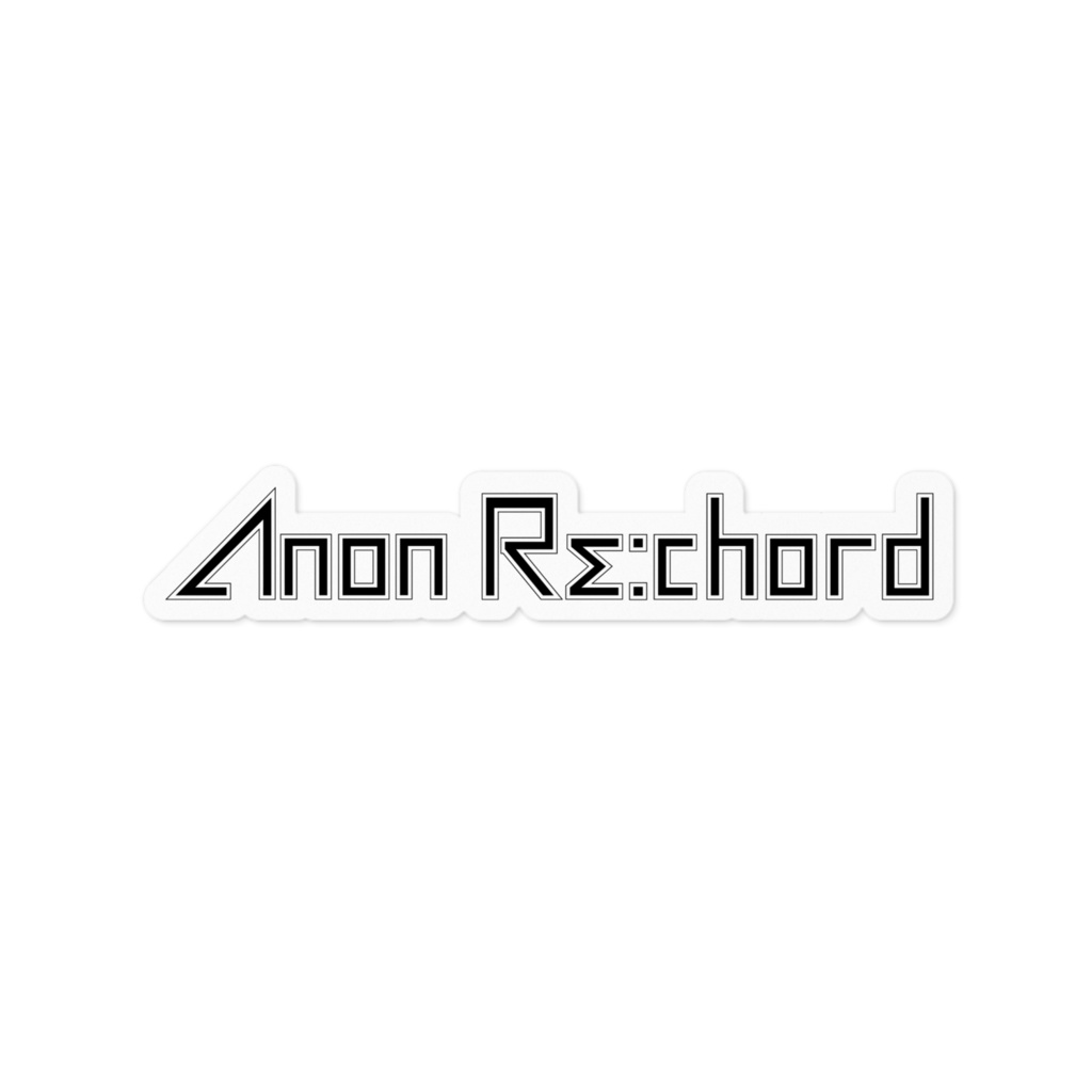 Anon Re:chord オリジナル ロゴ ステッカー