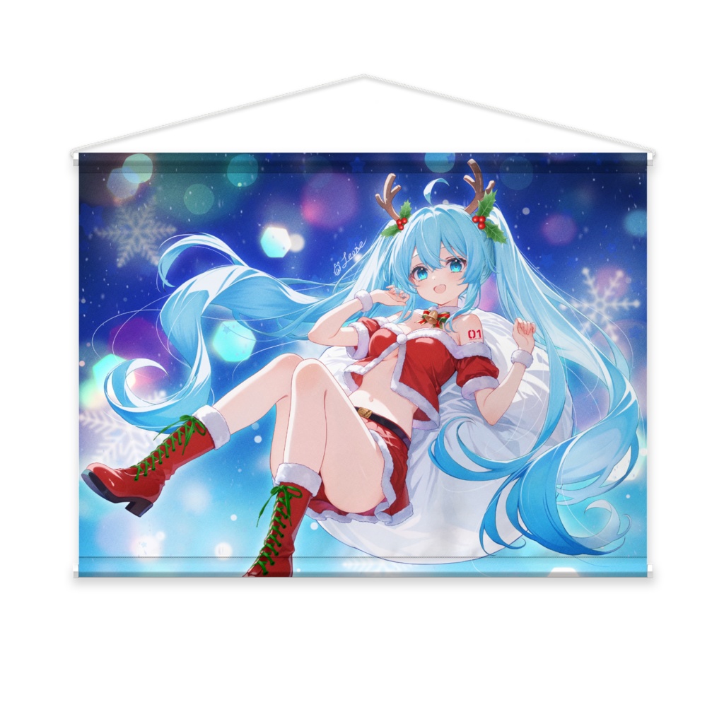 初音ミク X'masタペストリー