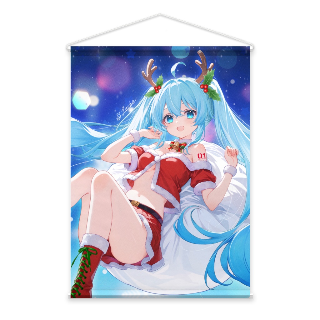 初音ミク X'masタペストリー