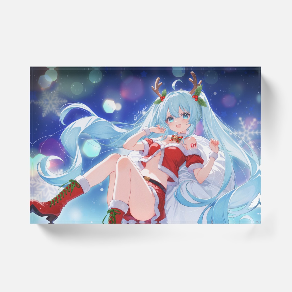初音ミク X'masアクリルブロック