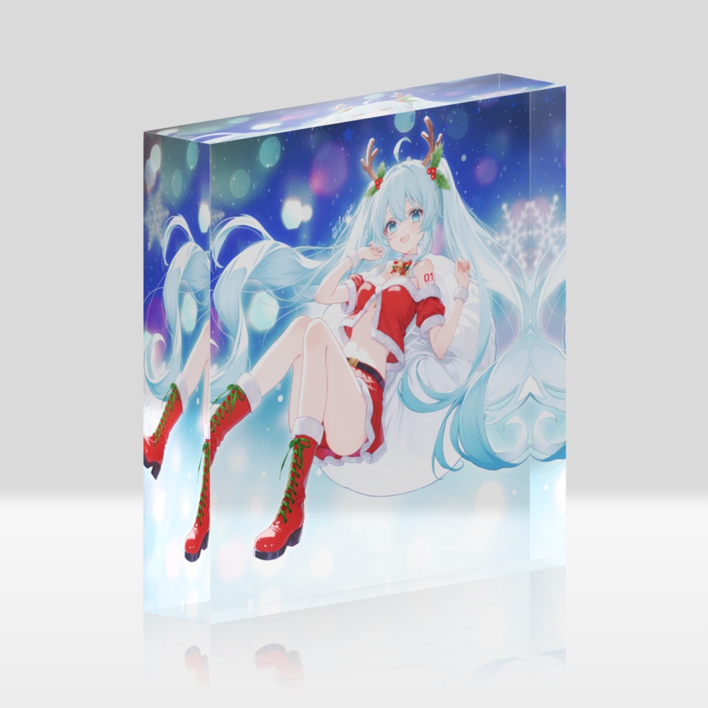 初音ミク X'masアクリルブロック