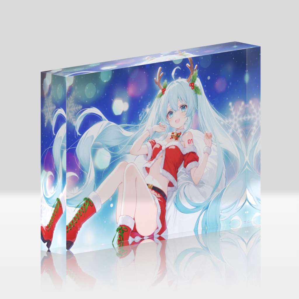 初音ミク X'masアクリルブロック