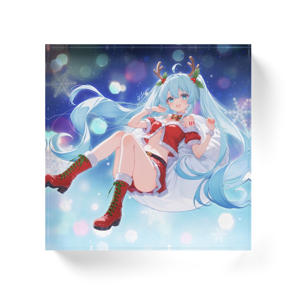 初音ミク X'masアクリルブロック