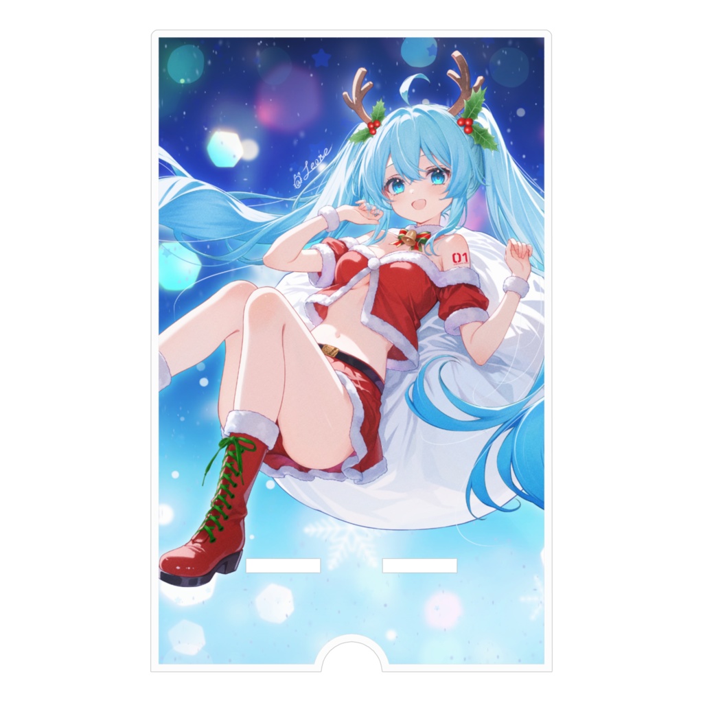 初音ミク X'masアクリルスマホスタンド (特典イラスト付き)