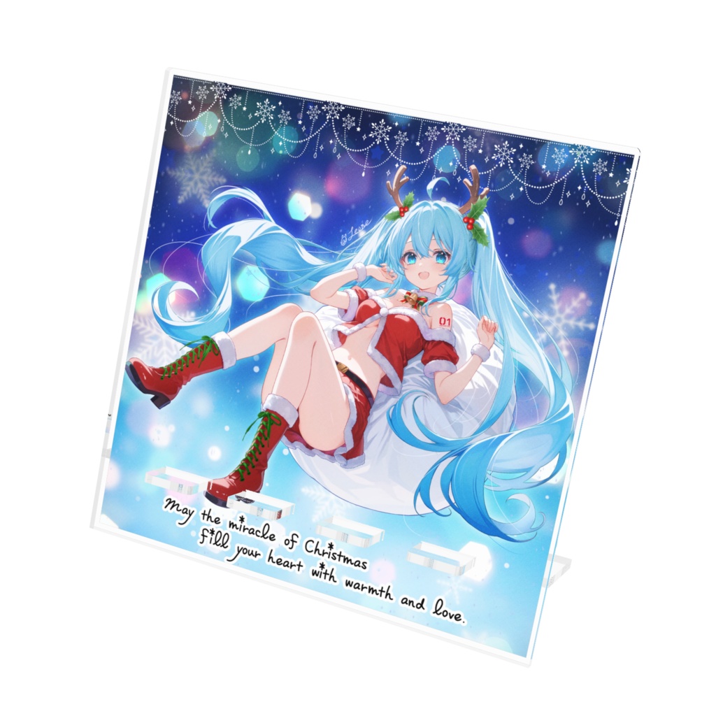 初音ミク X'masアクリルスマホスタンド (特典イラスト付き)