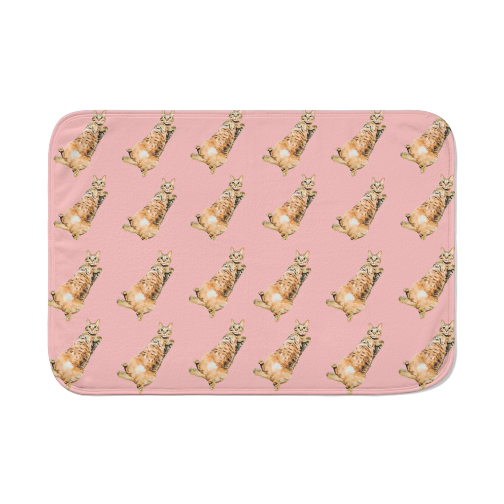 ブランケット 猫ブランケット 毛布 猫柄 リアル猫 cat Blanket  キジトラ 茶トラ ピンク