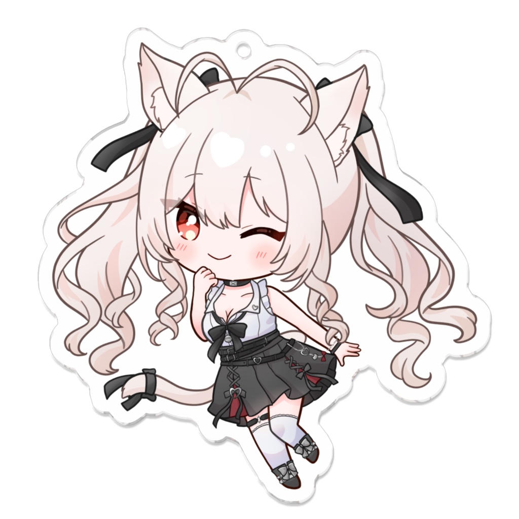 桃月ひより猫Ver.アクリルキーホルダー