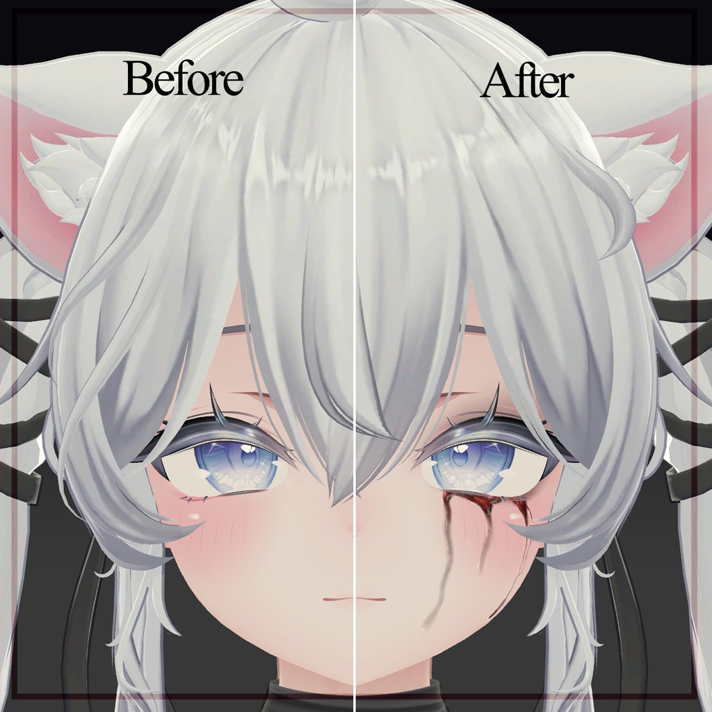 Sio / しお 専用 Bloody Tears Makeup Texture