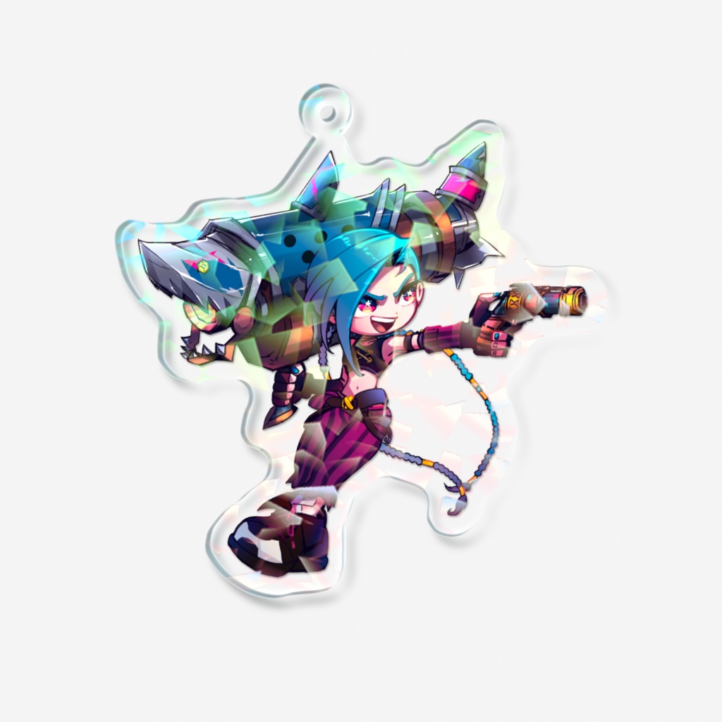 JINXホログラムアクリルキーホルダー