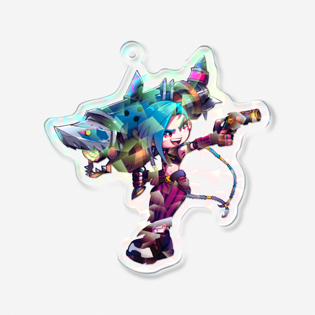 JINXホログラムアクリルキーホルダー