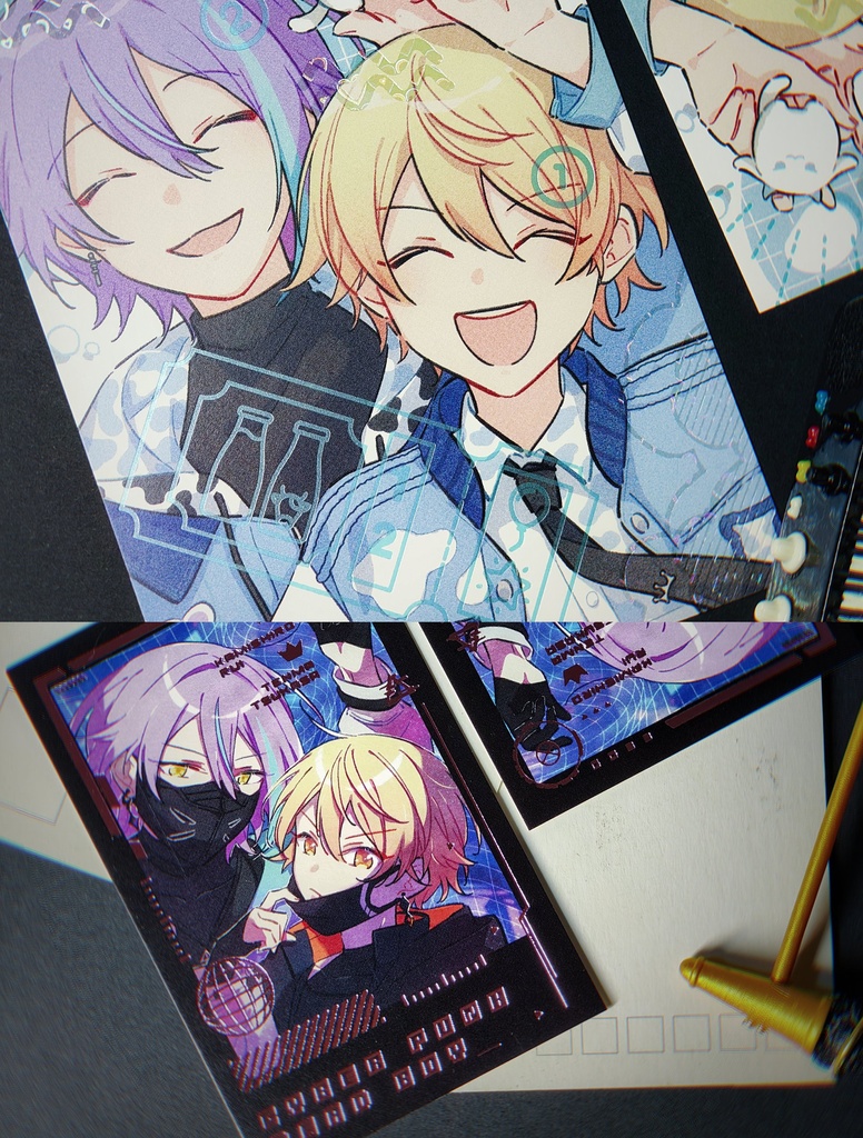 類司 箔押しポストカード＆チェキ