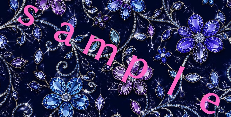 ジュエル風花柄