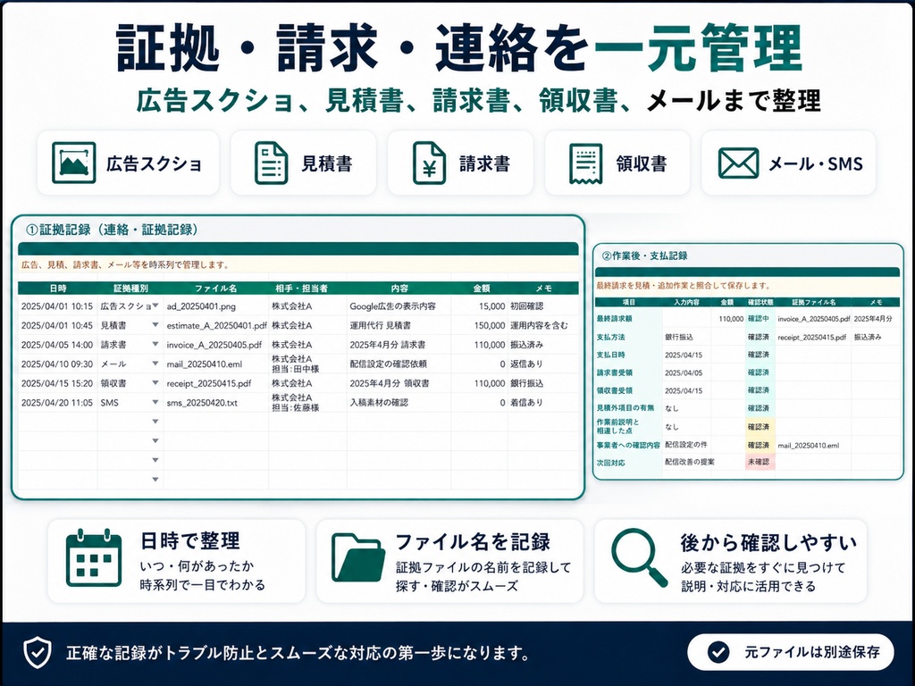 害虫駆除 見積・作業前チェックPro|広告価格・現地見積・追加料金・証拠記録