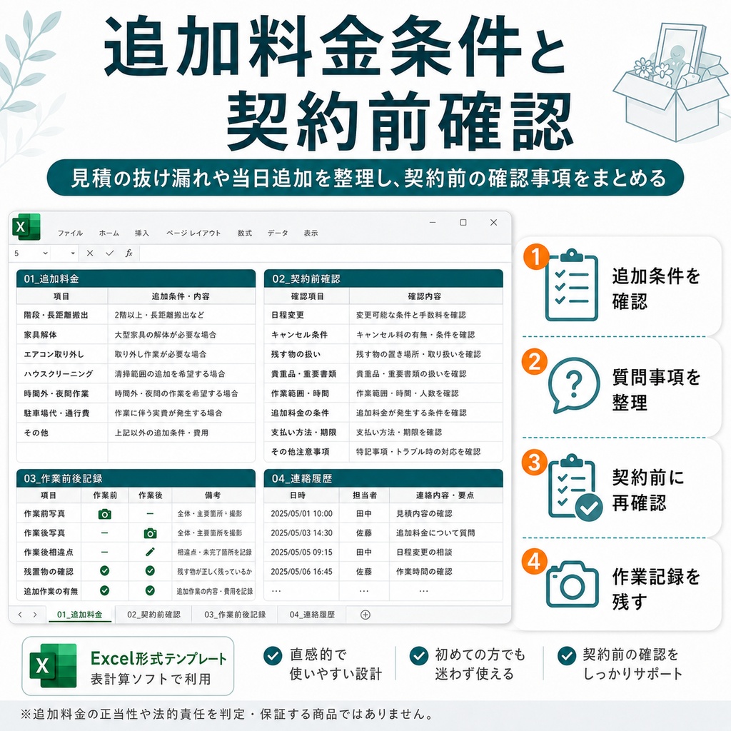 遺品整理・不用品回収見積比較Pro|3社比較・残す物・買取・追加料金チェック