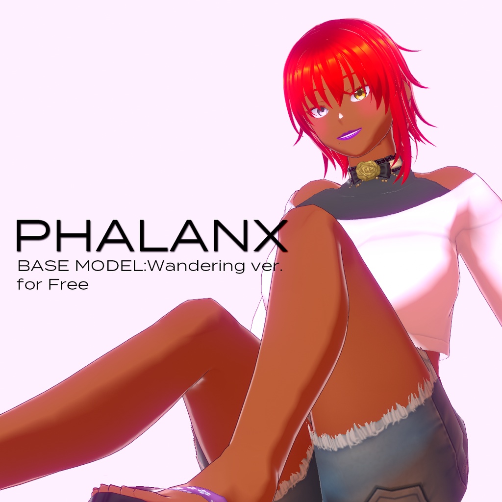 [VRoid]Original Model "Big-sis.PHALANX"【ファランクス姐さん】★無料版