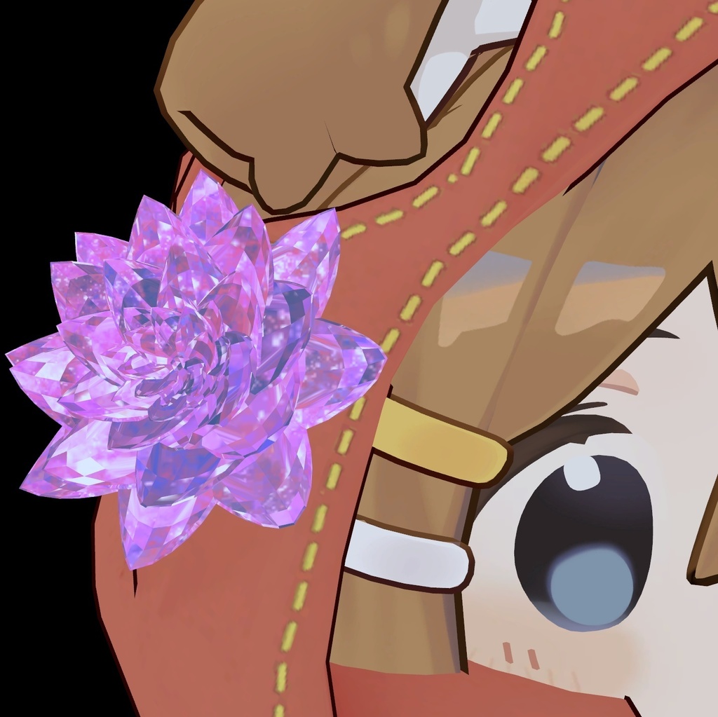 【VRChat】水晶の華 "crystal flower"