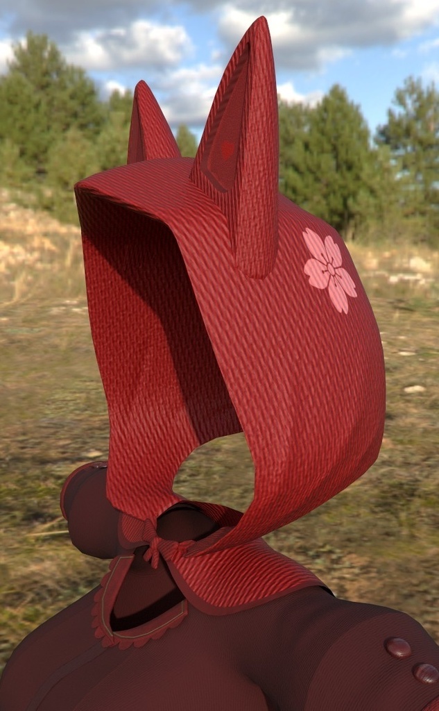 【桔梗対応】ちょうちょのあかずきん