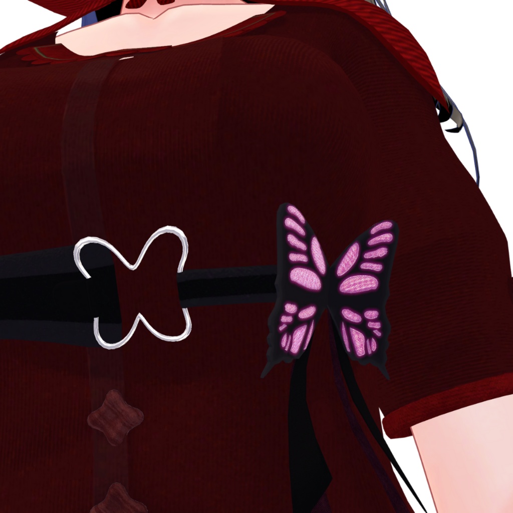 【桔梗対応】ちょうちょのあかずきん