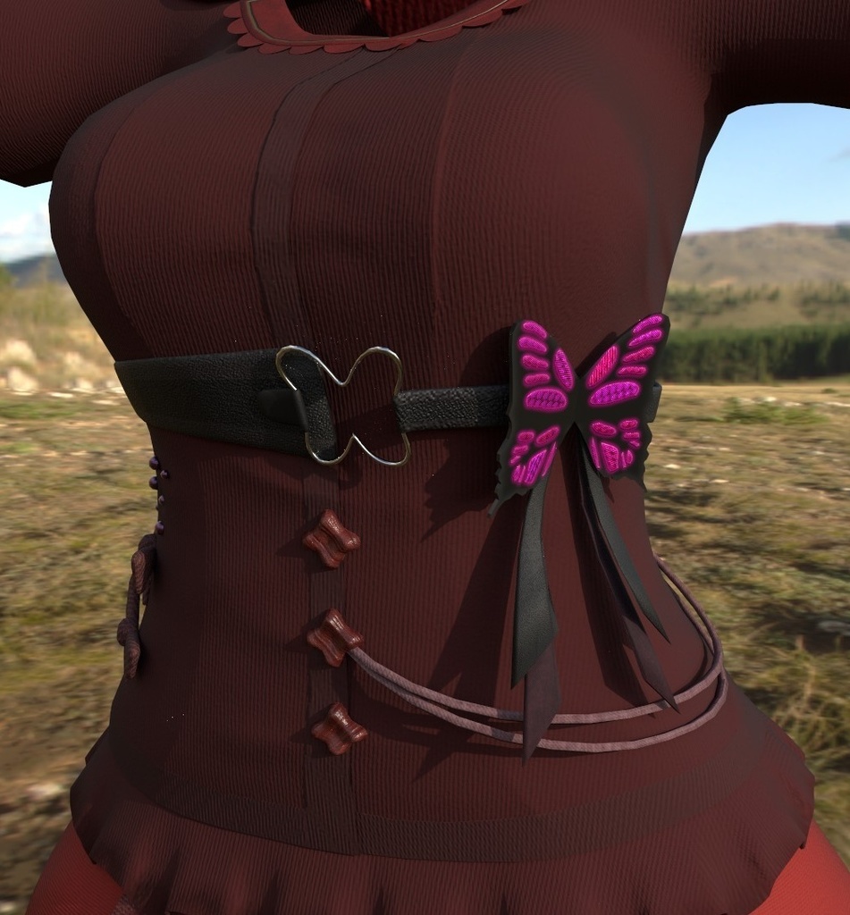 【桔梗対応】ちょうちょのあかずきん