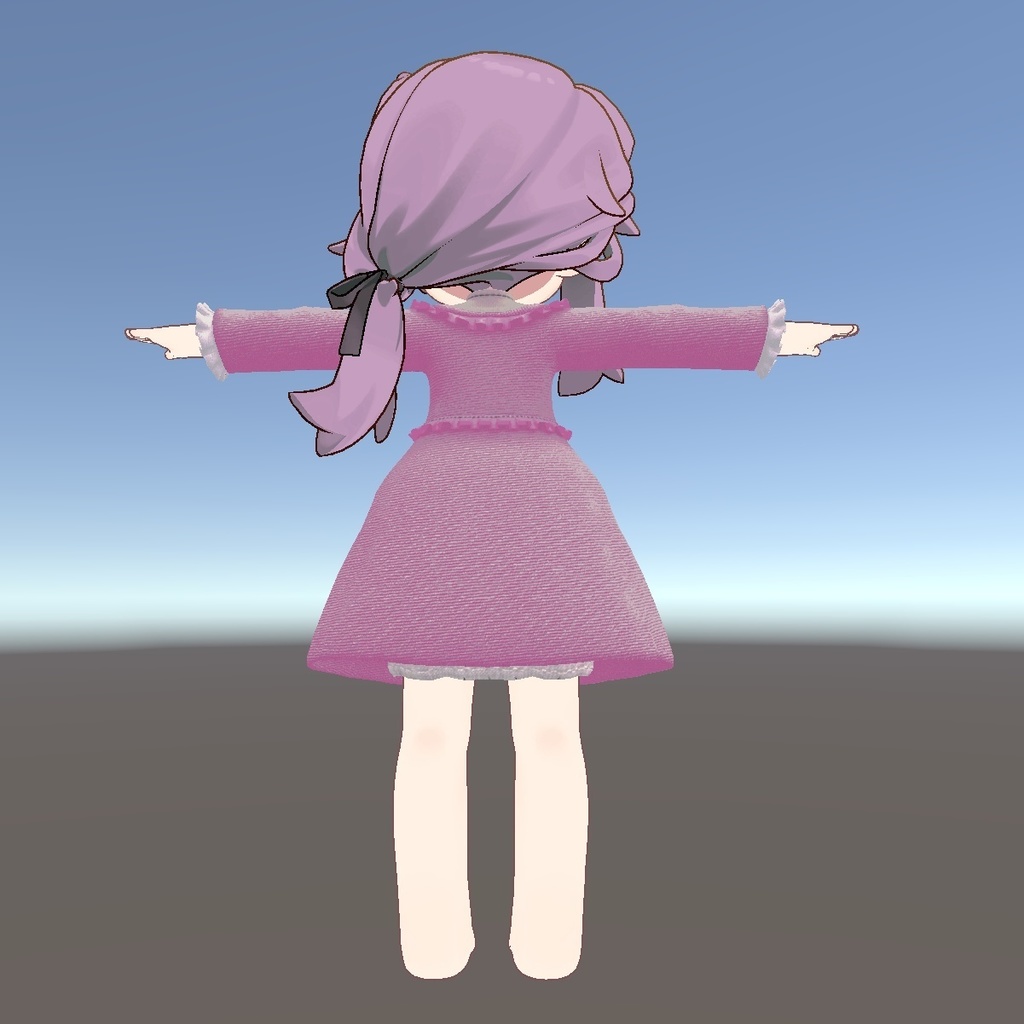 【まめひなた】トレンチコートとワンピース