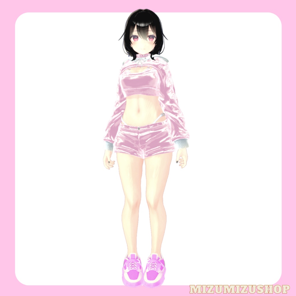 【VRChat想定】カジュアルスニーカー【桔梗対応】