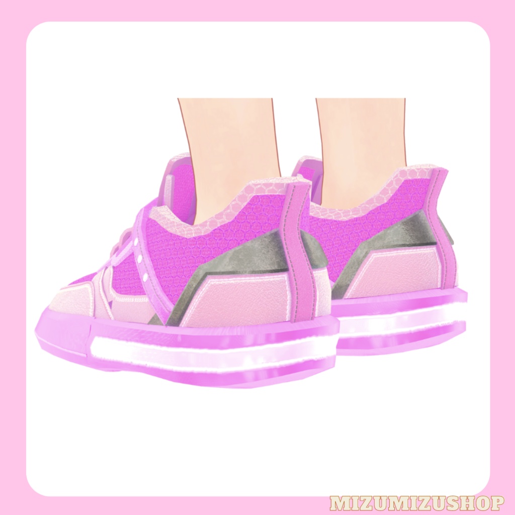 【VRChat想定】カジュアルスニーカー【桔梗対応】