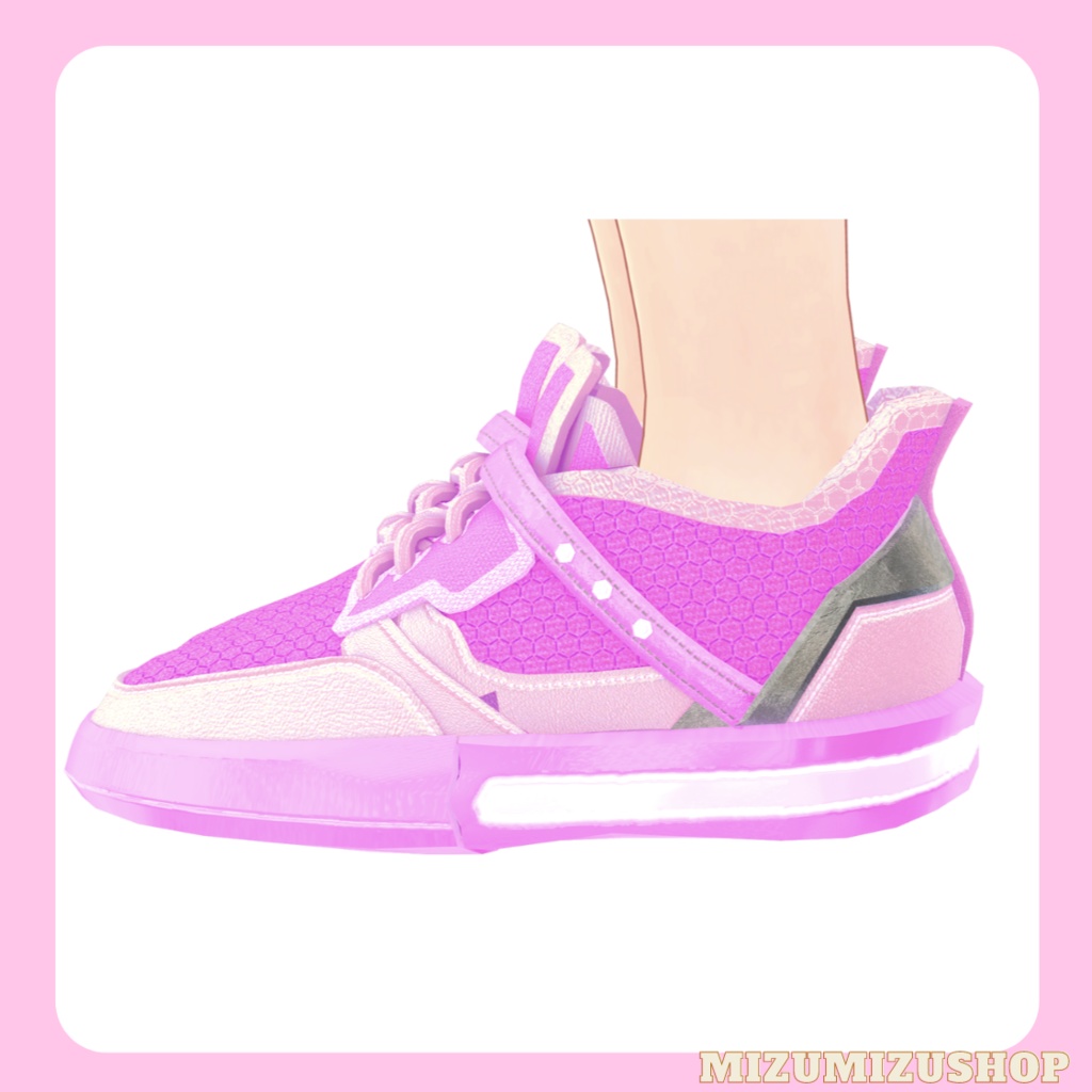 【VRChat想定】カジュアルスニーカー【桔梗対応】