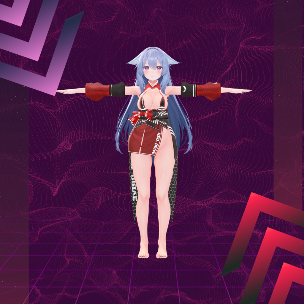 【5アバター対応】童貞をオーバーキルするサイバー巫女服