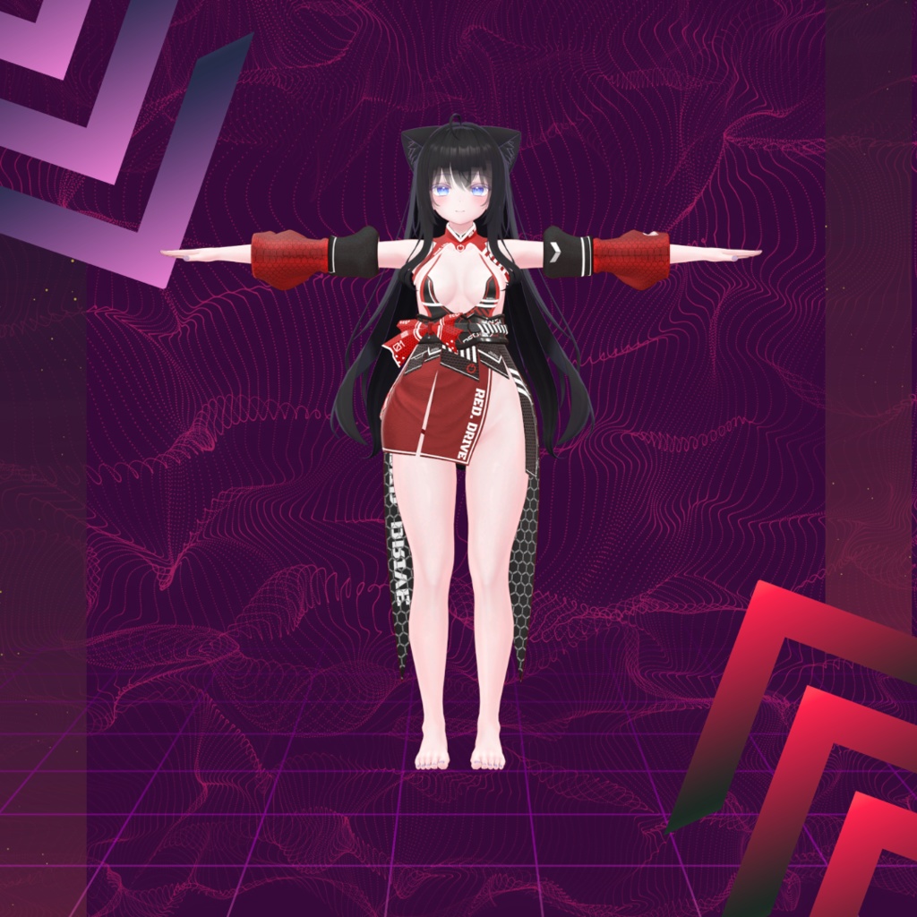 【5アバター対応】童貞をオーバーキルするサイバー巫女服