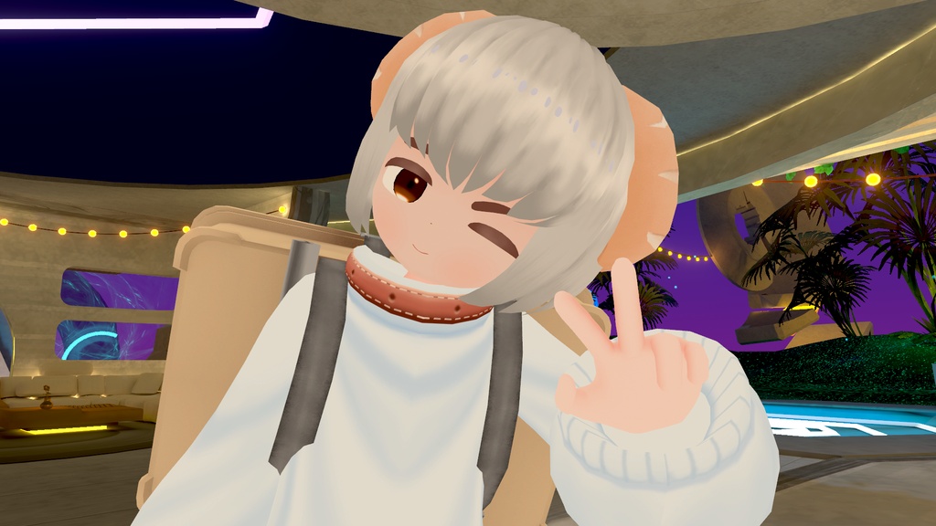 【VRC向け3Dモデル】塩パンちゃん
