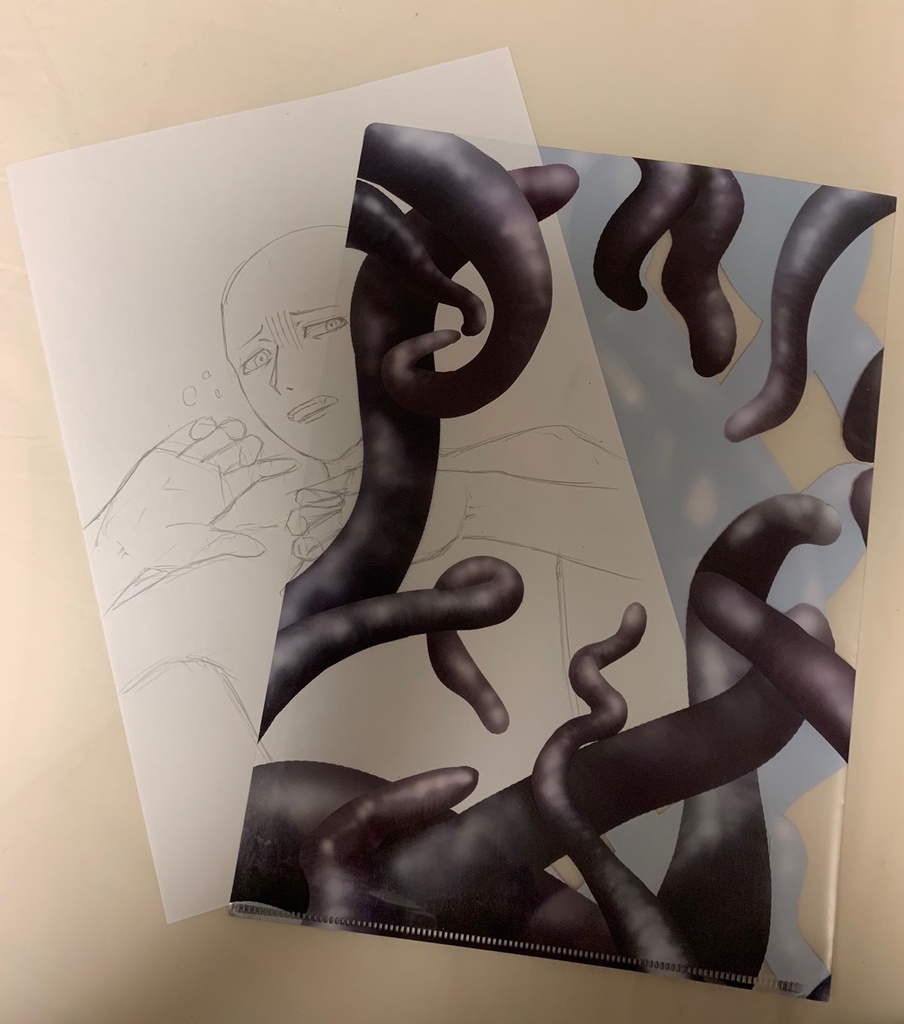 A4触手クリアファイル