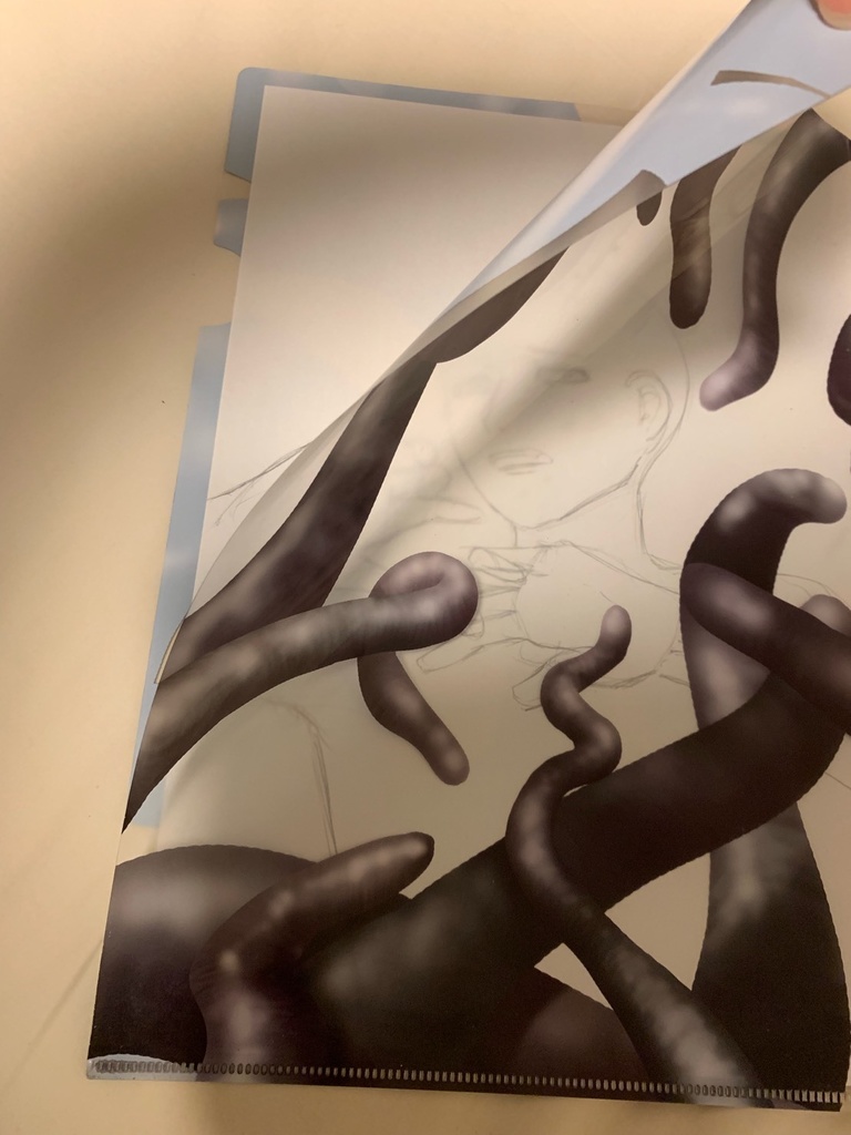 A4触手クリアファイル