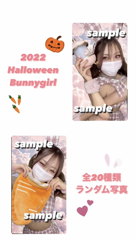 バニーガール ランダム写真 全20種類