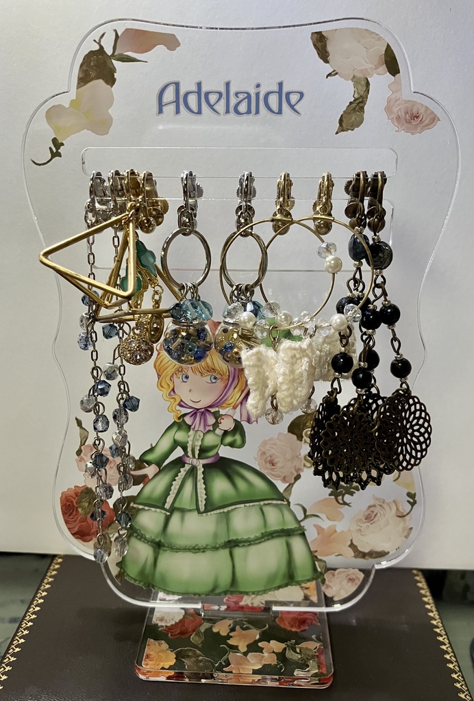 【匿名配送料金】アクリルイヤリングスタンド(大)