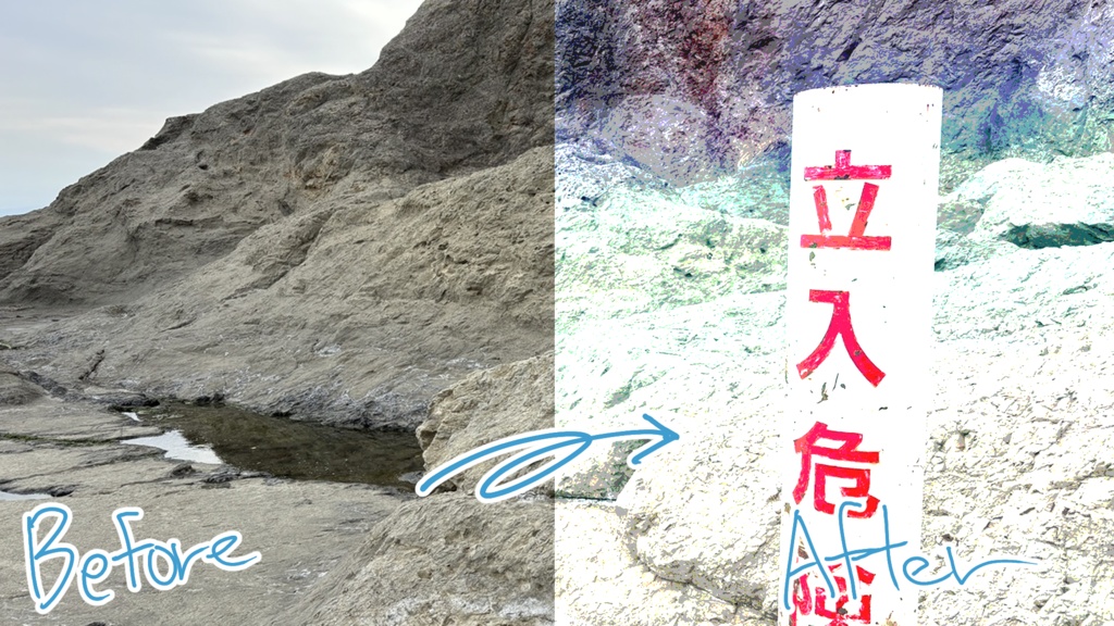 写真を突っ込むとイラストっぽく加工してくれるレイヤーテンプレート