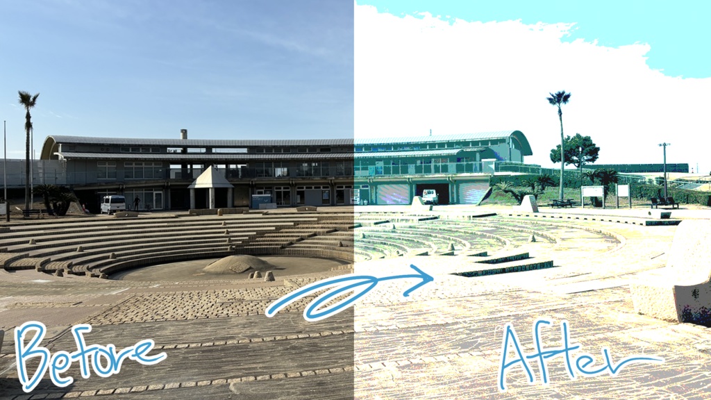 写真を突っ込むとイラストっぽく加工してくれるレイヤーテンプレート