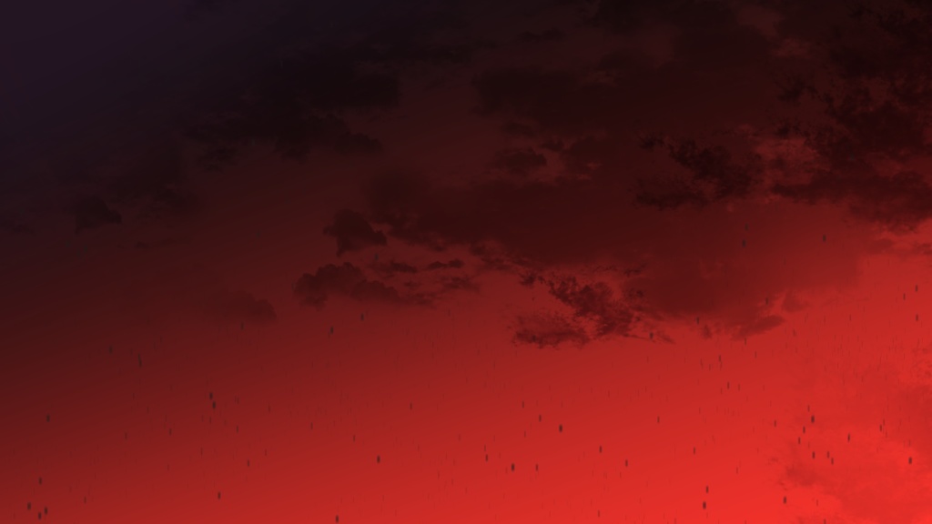 【無料】赤い空背景素材セット