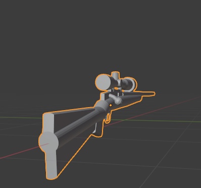 Sniper Rifle LowPoly