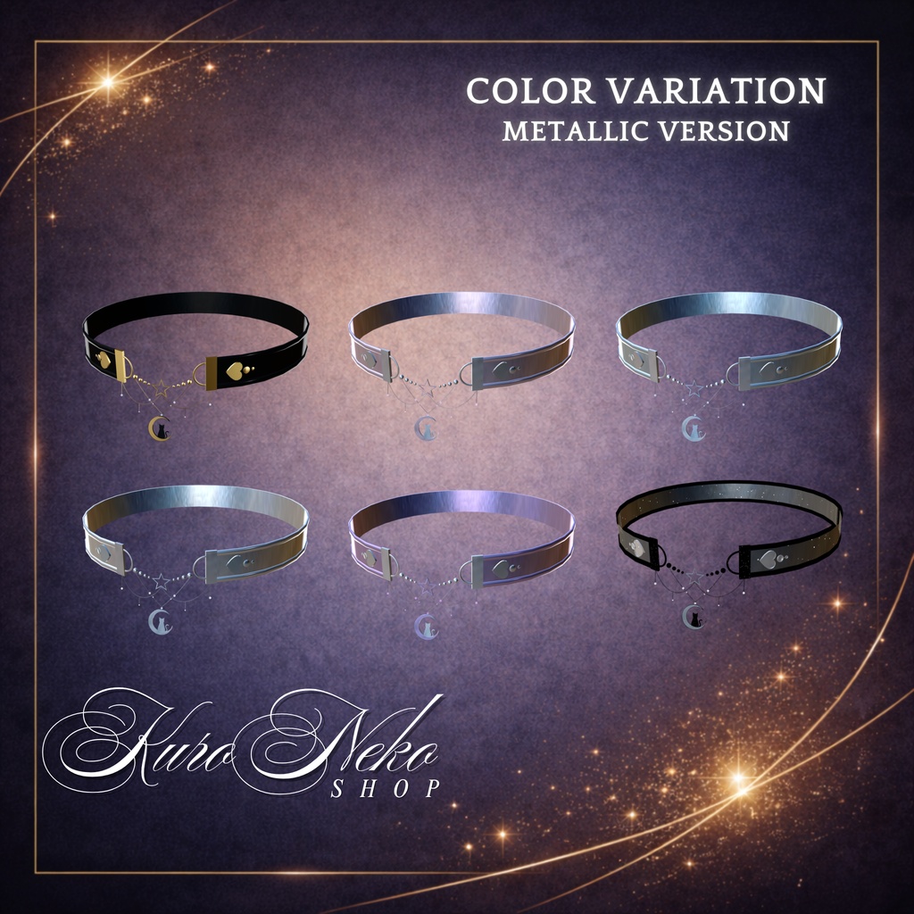 『発売記念SALE‼️』黒猫チョーカー【全11色】『🎁プレゼント企画実施中!』