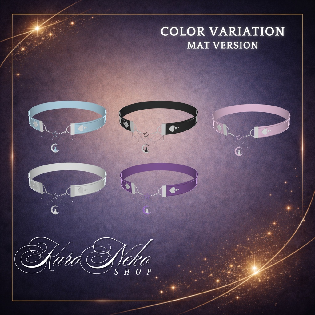 『発売記念SALE‼️』黒猫チョーカー【全11色】『🎁プレゼント企画実施中!』