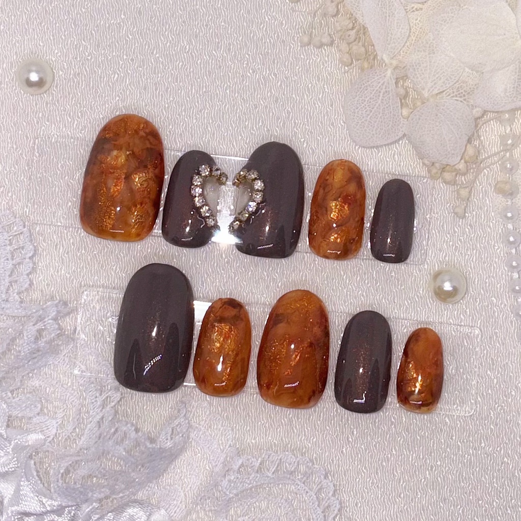 【No.37】ネイルチップオーダー べっ甲ネイルチップ