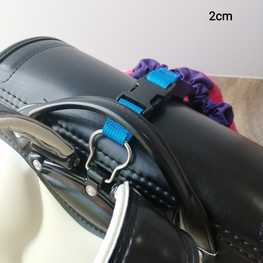 青 手荷物掛けベルト ランドセル等に!