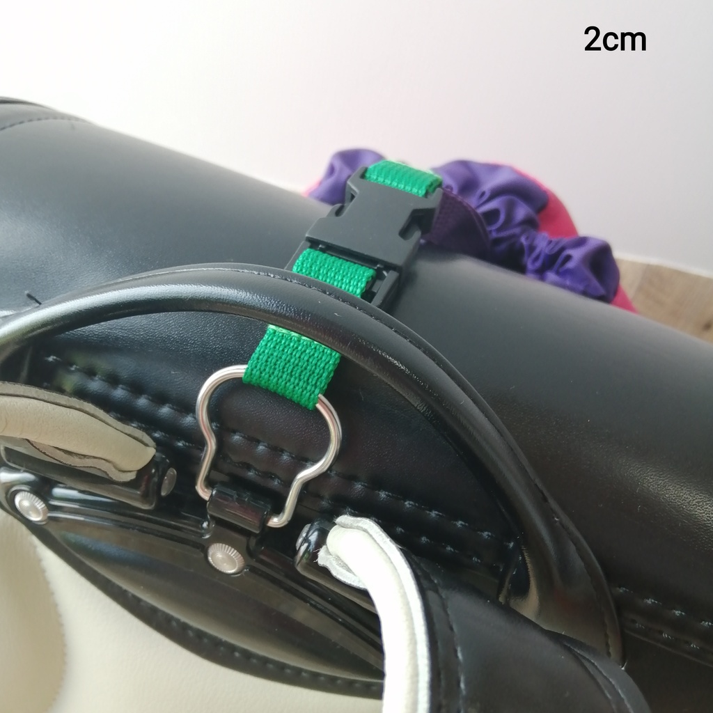 緑 手荷物掛けベルト ランドセル等に!