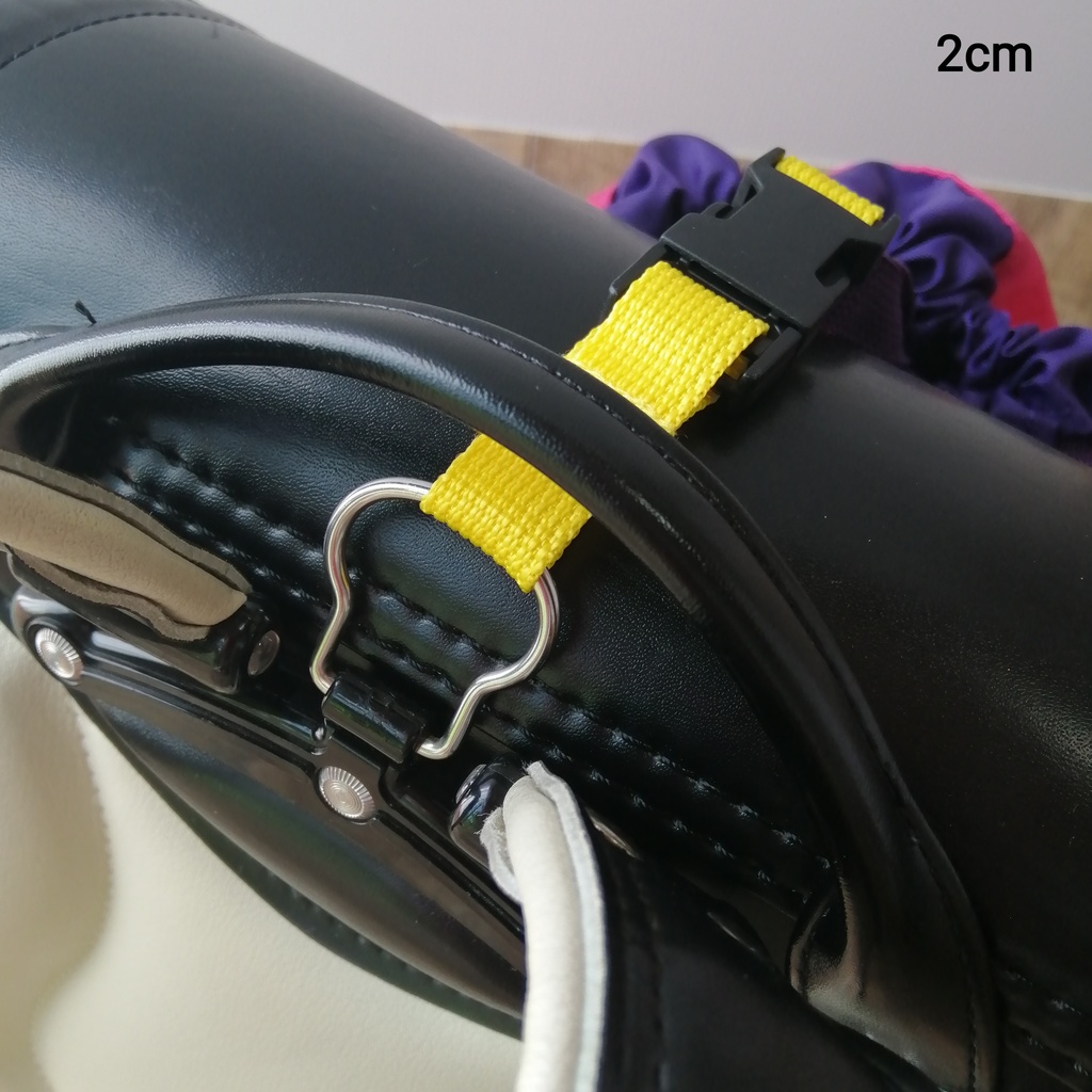 黄色 手荷物掛けベルト ランドセル等に!