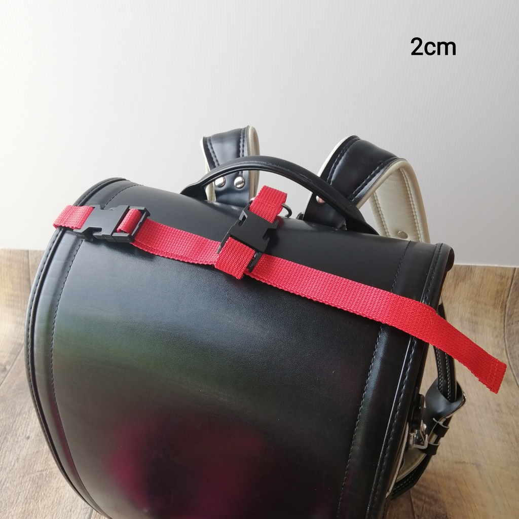 赤 手荷物掛けベルトと手荷物固定ベルトのセット ランドセル等に!