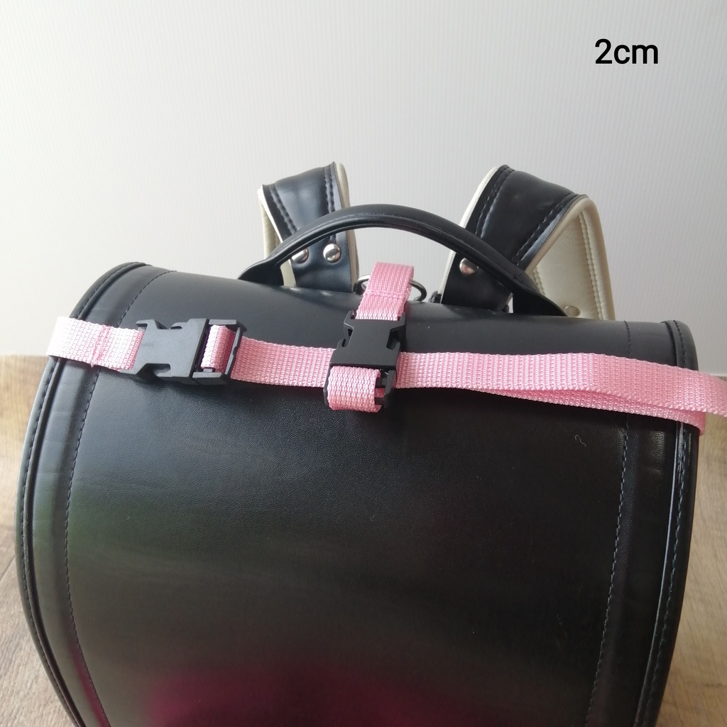 ピンク 手荷物掛けベルトと手荷物固定ベルトのセット ランドセル等に!