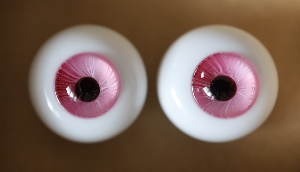 ♦Al-Qamar♦グラスアイ　約19mm　652.紅梅　　