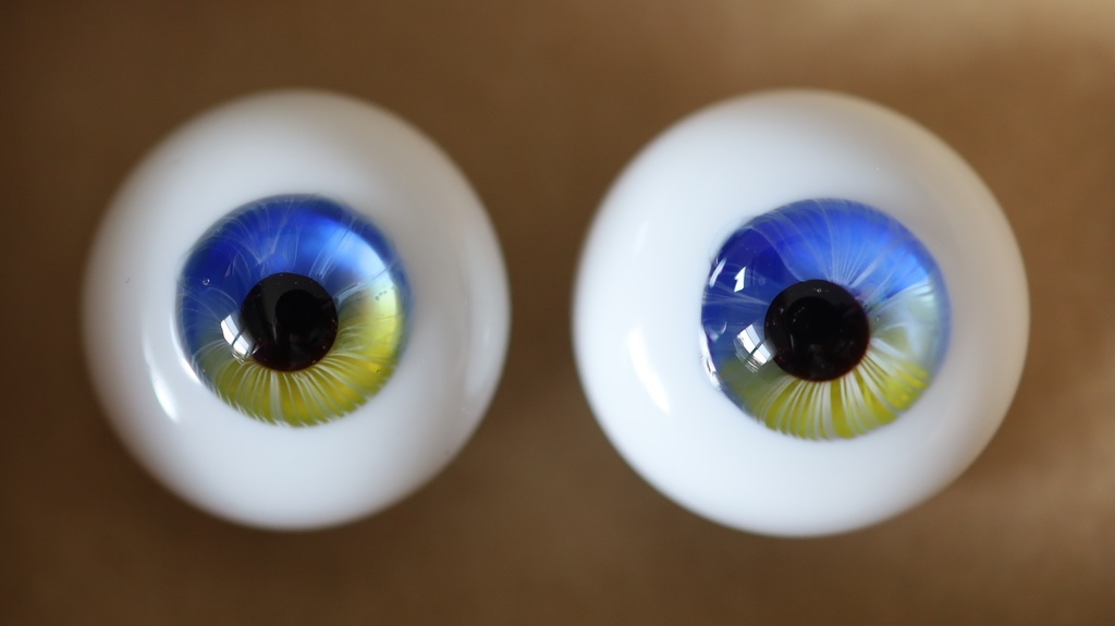 ♦Al-Qamar♦グラスアイ　約18.5mm　671.星月夜　　