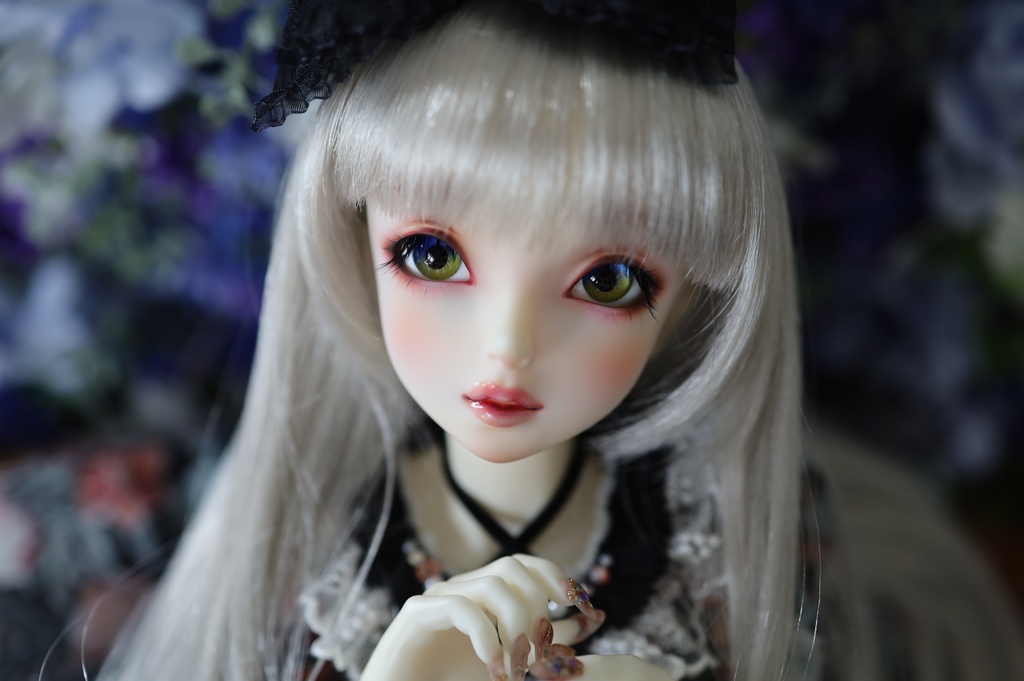 ♦Al-Qamar♦グラスアイ 約21mm 676.星月夜
