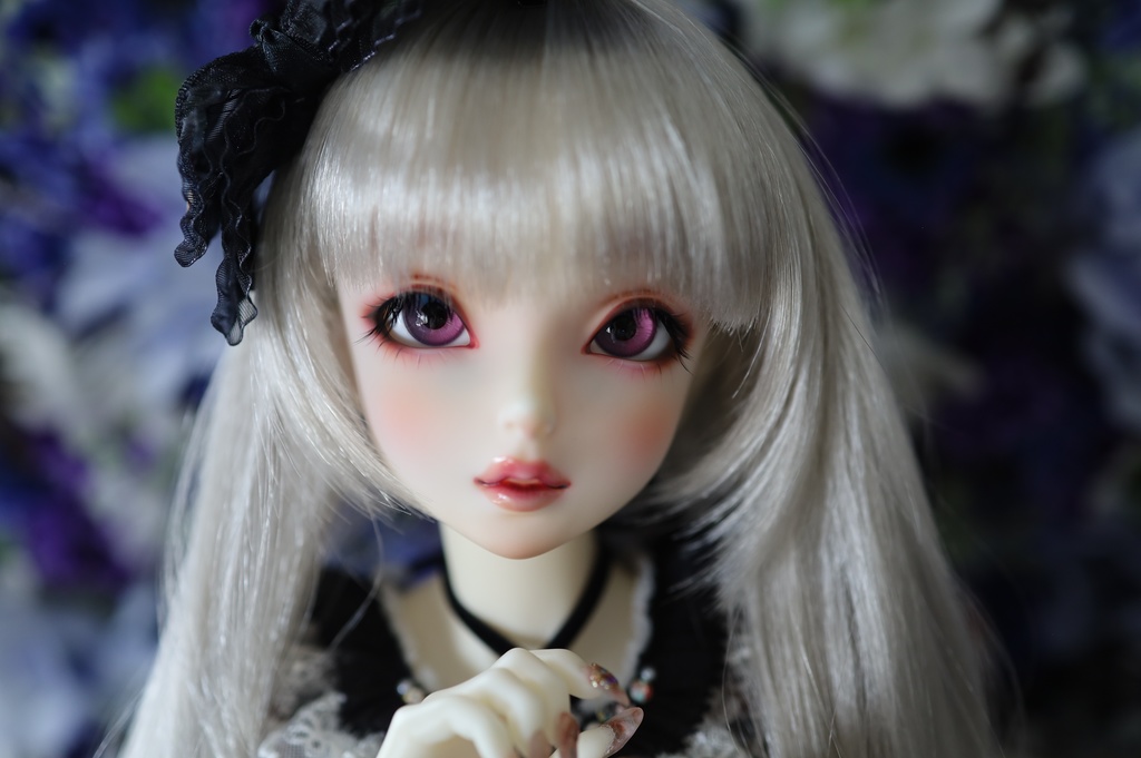 ♦Al-Qamar♦グラスアイ 約18.5mm 681.ブルーラズベリー